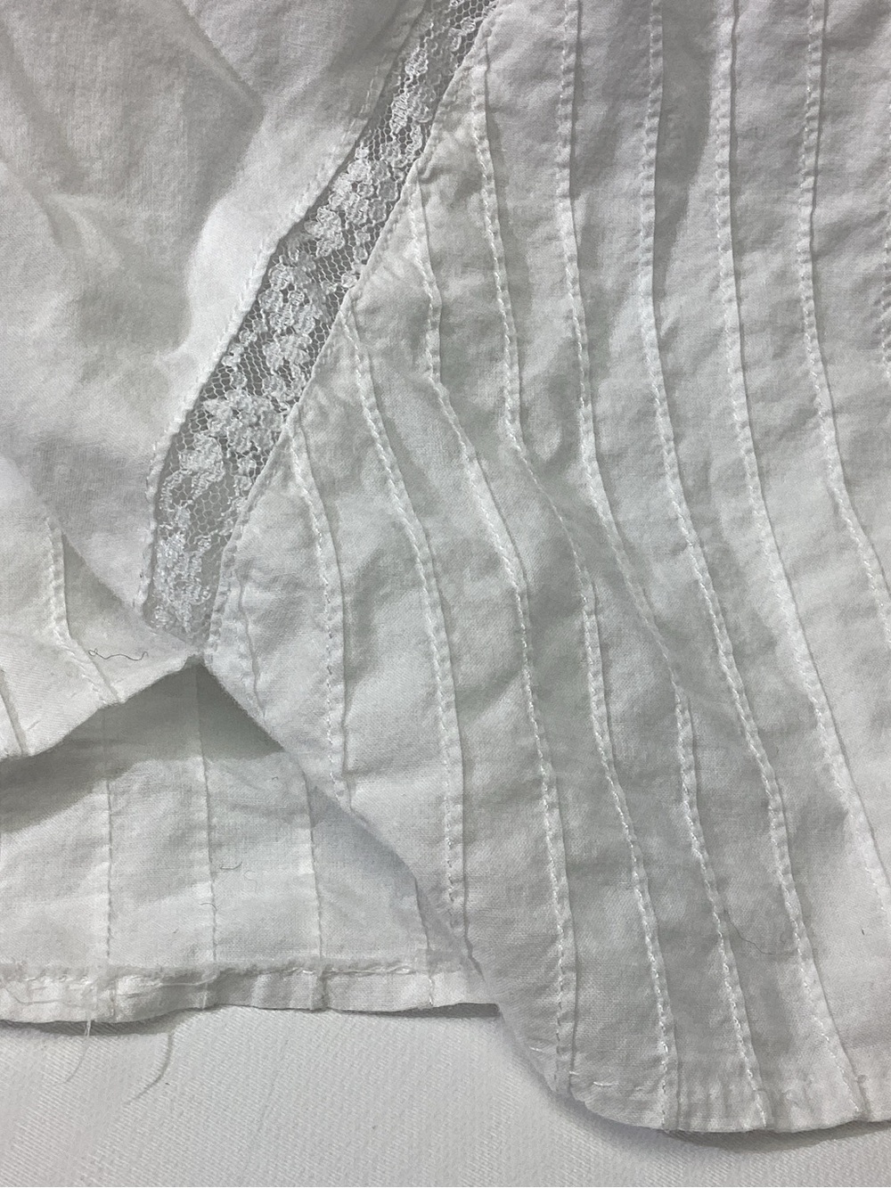 Eileen West Cotton Ballet Nightgown All Cotton Lace Ribbons Size M Breezy Summer - Picture 10 of 11